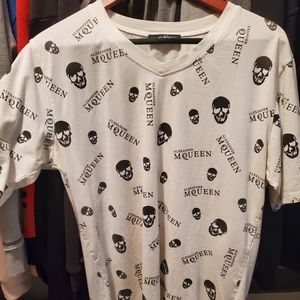 White XL rare original Alexander McQueen T-shirt